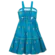 VESTIDO COM RECORTE NA CINTURA E LASTEX COSTAS PRECOCE LVT5597