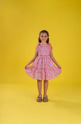 VESTIDO CUT OUT COM ALÇA AMARRAÇÃO PRECOCE M2VT5554