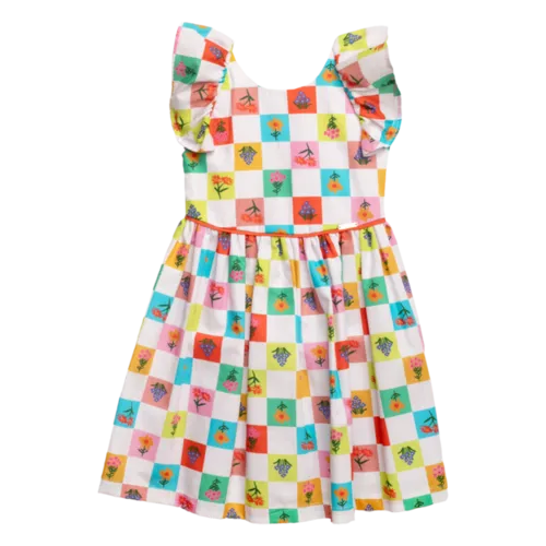 VESTIDO BABADO NAS COSTAS COM DECOTE PRECOCE MVT5514