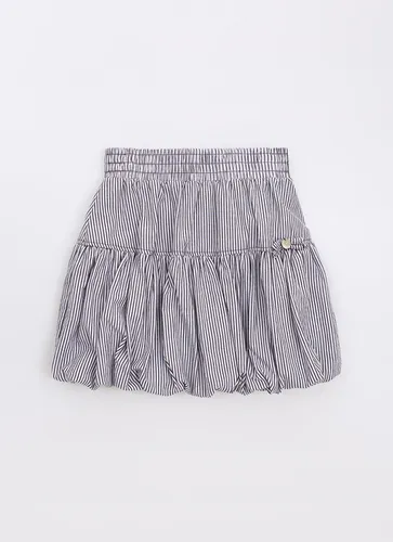 SAIA SHORT BALONÊ ALGODÃO LISTRADO PITUCHINHUS 29420
