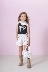 SHORT ALGODÃO LAÇOS PUFFER PITUCHINHUS 29452