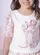 BLUSA COTTON BOTINHA FLORES CROCHÊ MANGAS PITUCHINHUS 29480