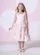 VESTIDO TRICOLINE ALÇA AMARRAÇÃO SAIA TULE FRU-FRU PITUCHINHUS 29490