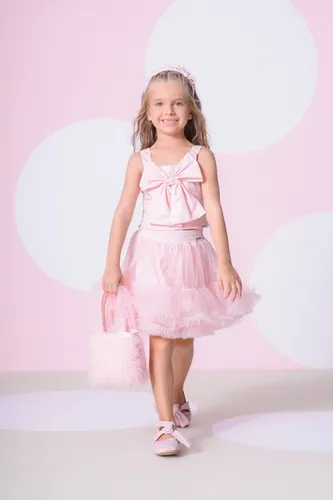 SAIA SHORT TULE BABADOS FRU-FRU PITUCHINHUS 29496
