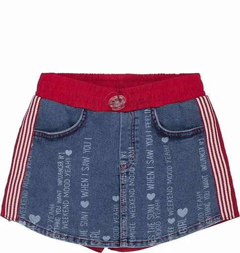 SHORT SAIA C/CORTA VENTO JEANS