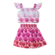 CONJUNTO BLUSA ALÇA BABADO SAIA COM ELÁSTICO PRECOCE MCJ5736