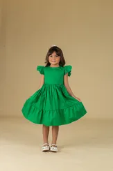 VESTIDO COSTAS COM DECOTE AMARRAÇÃO E LASTEX PRECOCE MVT5668