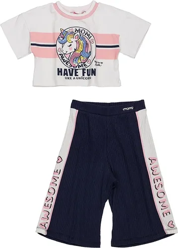CONJUNTO BLUSA/CALÇA PANTACOURT OFF/MARINHO