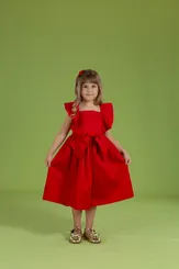 VESTIDO RUTH COM MÁXI LAÇO PRECOCE M2VT5683