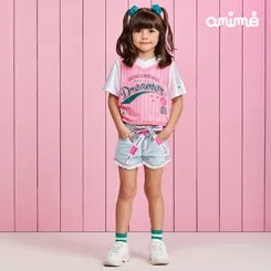 BLUSA MALHA C/ TELA OFF/ROSA