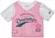BLUSA MALHA C/ TELA OFF/ROSA