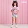 BLUSA MALHA C/ TELA OFF/ROSA
