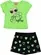 CONJUNTO BLUSA NEON VERDE