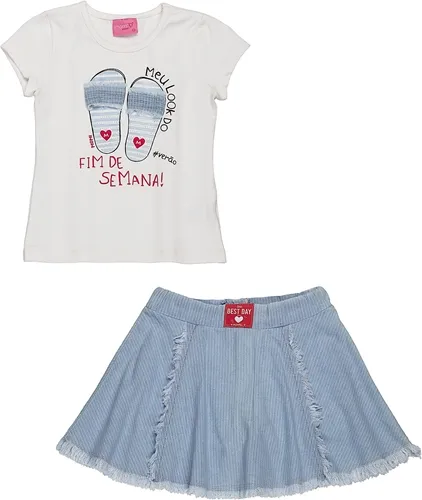 CONJ. BLUSA C/ SAIA  OFF/