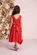 VESTIDO ALGODÃO LACINHOS COM CINTO NATAL PITUCHINHUS 29393