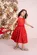 VESTIDO ALGODÃO LACINHOS COM CINTO NATAL PITUCHINHUS 29393