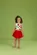 CONJUNTO BLUSA ESTAMPADA E SHORT VERMELHO PRECOCE MCJ5660