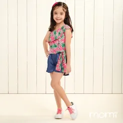 CONJ. BATA E SHORT COQUEIRO
