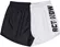 SHORT TECIDO BICOLOR  PRETO/