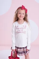 BLUSA COTTON FLOWERS BABADO PITUCHINHUS 30098