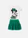 CONJUNTO BLUSA SAIA BABADO ANIME N5708