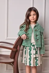 CASACO TWEED XADREZ ANIMÊ N5467