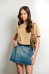 T-SHIRT CROPPED BRILHO AUTHORIA R5601