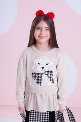 BLUSA TRICOT ROSTO CACHORRO PITUCHINHUS 30015