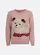 BLUSA TRICOT CACHORRINHO POMPOM CRISTAL PITUCHINHUS 30025