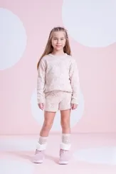 SHORT TRICOT MULTI LAÇOS BOLSOS BORDADOS PITUCHINHUS 30033