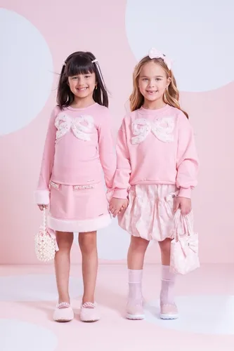 BLUSA RIB PINHO E LAÇO DE PELE BORDADO PITUCHINHUS 30067