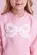 BLUSA MOLETOM LAÇO PELE BORDADO PÉROLAS E CRISTAIS PITUCHINHUS 30068
