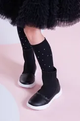 BOTA KNIT BIQUEIRA COURO PITUCHINHUS 30124