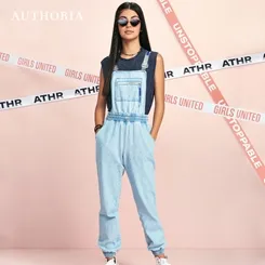 JARDINEIRA DENIM BLUE