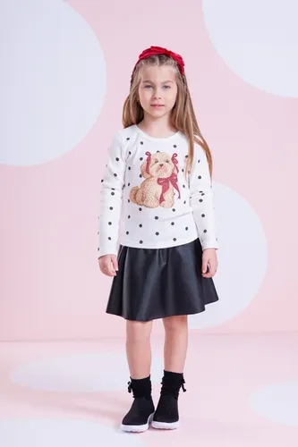 BLUSA RIB SERIGRAFIA POÁ E CACHORRO PITUCHINHUS 30063