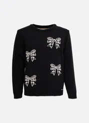 BLUSA TRICOT LAÇOS XADREZ BORDADOS PITUCHINHUS 30000