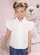 CAMISA TRICOLINE MC LAÇINHOS BORDADOS PITUCHINHUS 30708