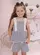 BLUSA ALGODÃO XADREZ RENDA  PITUCHINHUS 30709