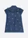VESTIDO JEANS BABADINHO LAÇOS PITUCHINHUS 30786