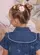 VESTIDO JEANS BABADINHO LAÇOS PITUCHINHUS 30786