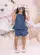 BLUSA JEANS FINO LAÇINHOS PITUCHINHUS 30787