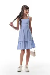VESTIDO TRICOLINE COM ELASTANO VIC VICKY 92709