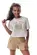 CONJUNTO BLUSA BOXY E SHORT SARJA COM ELASTANO VIC VICKY 95924