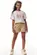 CONJUNTO BLUSA BOXY E SHORT SARJA COM ELASTANO VIC VICKY 95924