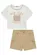 CONJUNTO BLUSA BOXY E SHORT SARJA COM ELASTANO VIC VICKY 95924