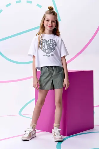CONJUNTO BLUSA BOXY E SHORTS TECH VIC VICKY 96529