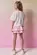 CONJUNTO BLUSA COTTON E SAIA TRICOLINE COM ELASTANO VIC VICKY 96868