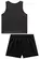 CONJUNTO REGATA BRILHO E SHORT SAIA ALFAIATERIA VIC VICKY 96902