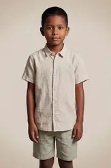 CAMISA MINI MC TP LINHO PIENZA RESERVA 0104360
