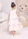 VESTIDO TRICOLINE BABADOS LAÇO BORDADO PITUCHINHUS 30704